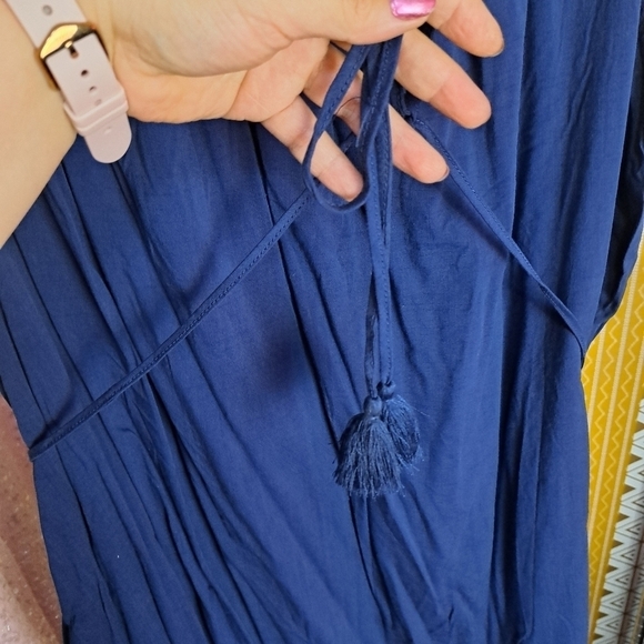 NWT KNOX ROSE WIDE STRIPE SLEEVELESS DRESS - Picture 4 of 7